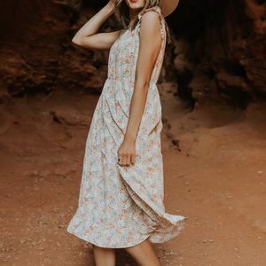 Floral midi dress